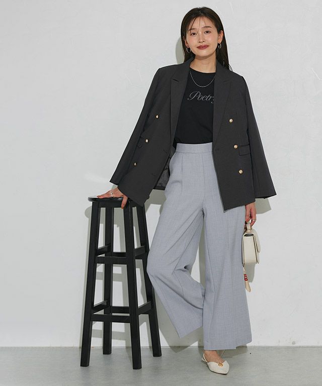 166cm / 杢アイスグレー / TM