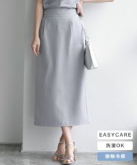 接触冷感リネンライクスカート