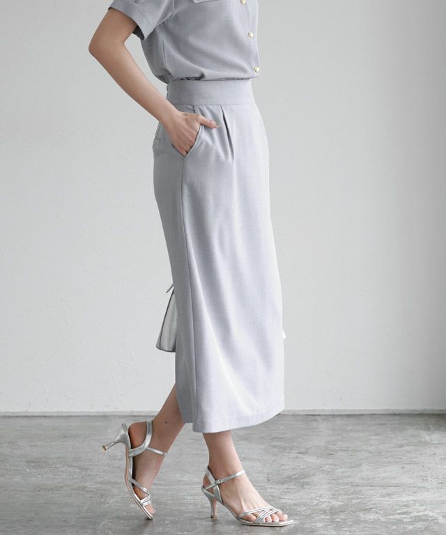 167cm / 杢アイスグレー / M