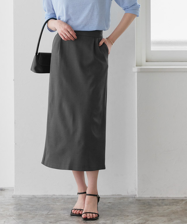 166cm / 杢グレージュ / M