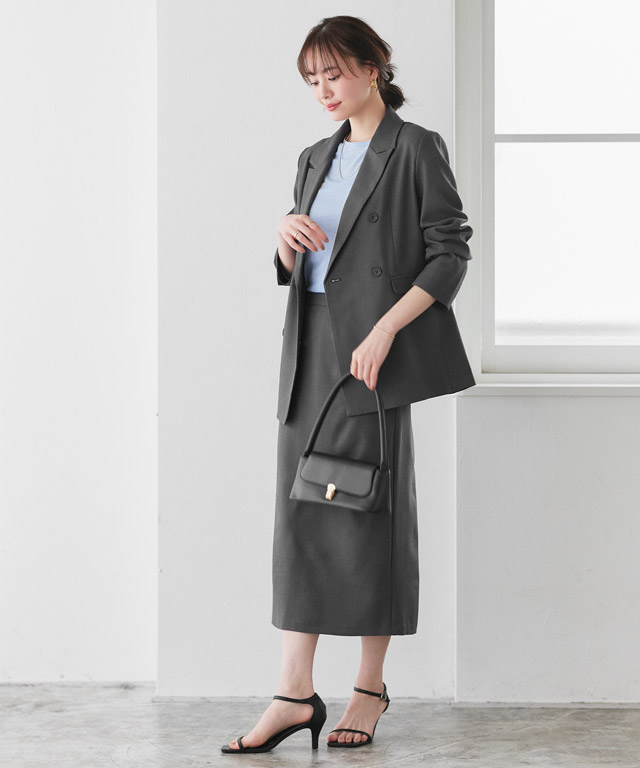 166cm / 杢グレージュ / M