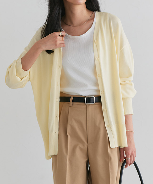 167cm / クリームイエロー / M