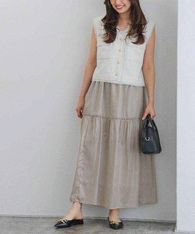 157cm / ベージュ / M
