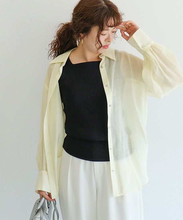 157cm / ライトイエロー / M