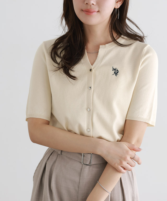 163cm / ネイビー×オフホワイト / M