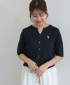 150cm / ネイビー×オフホワイト / M