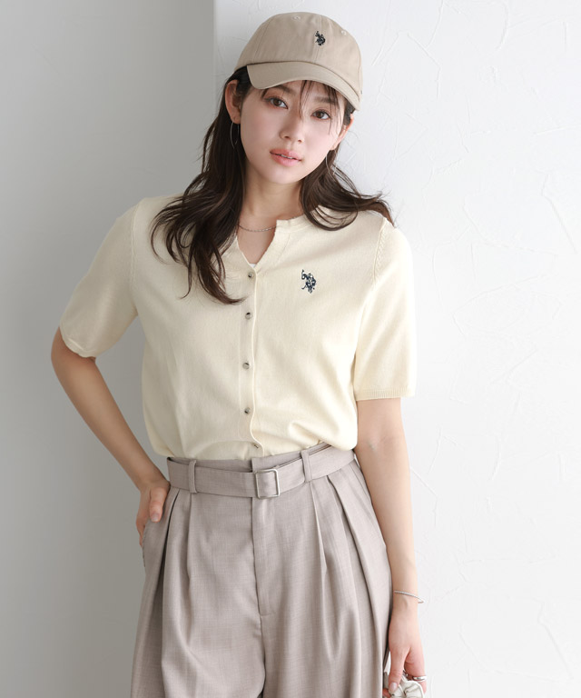 166cm / ライトブルー×オフホワイト / M