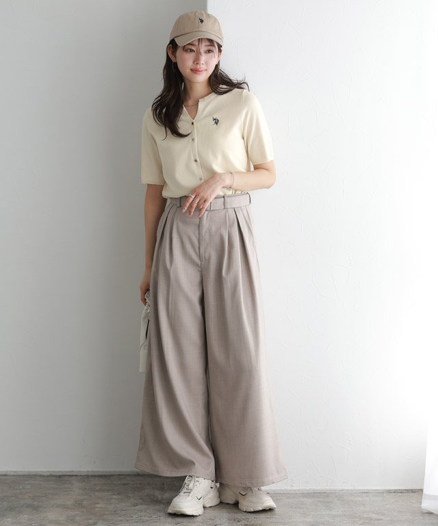 166cm / ライトブルー×オフホワイト / M