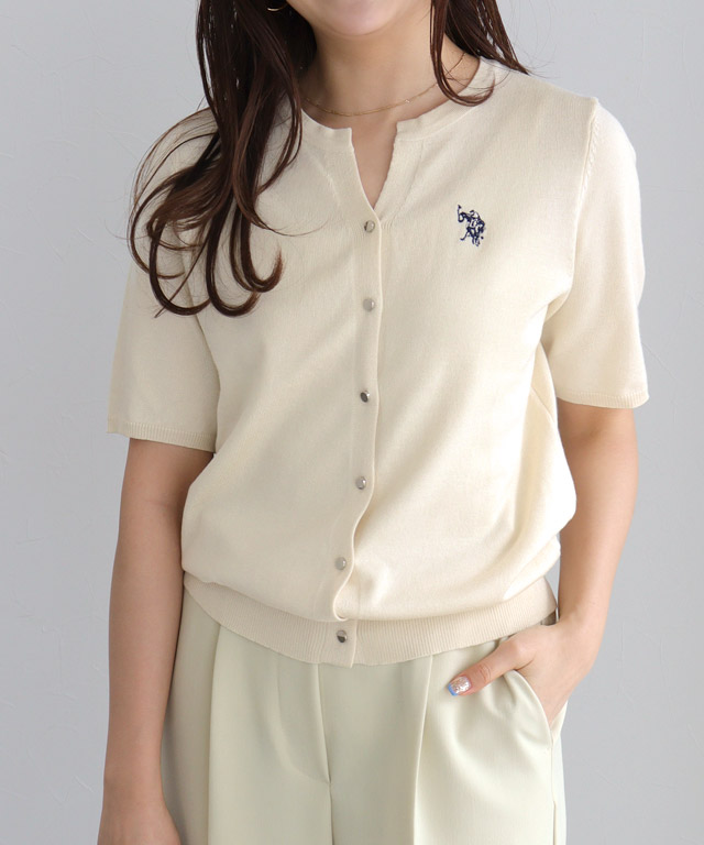 166cm / ライトブルー×オフホワイト / M