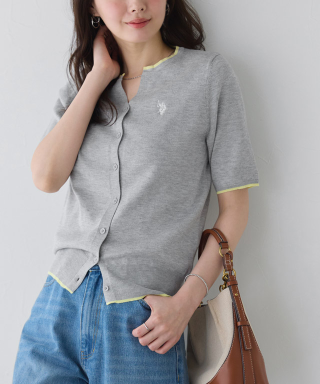 166cm / アイボリー×ネイビー / M