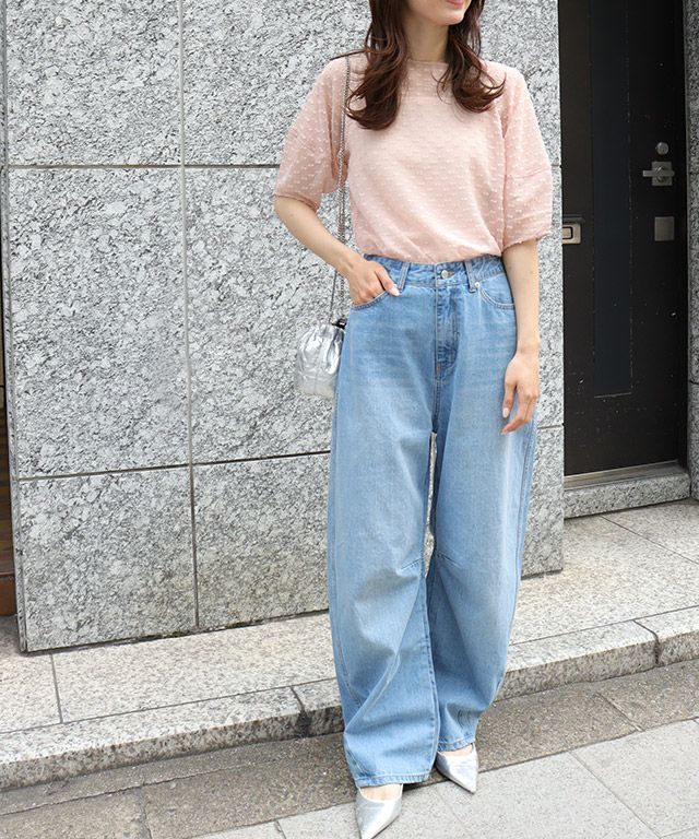 163cm / ライトピンク / M