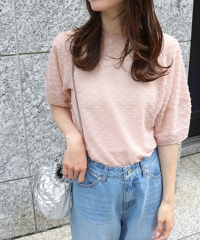 163cm / ライトピンク / M