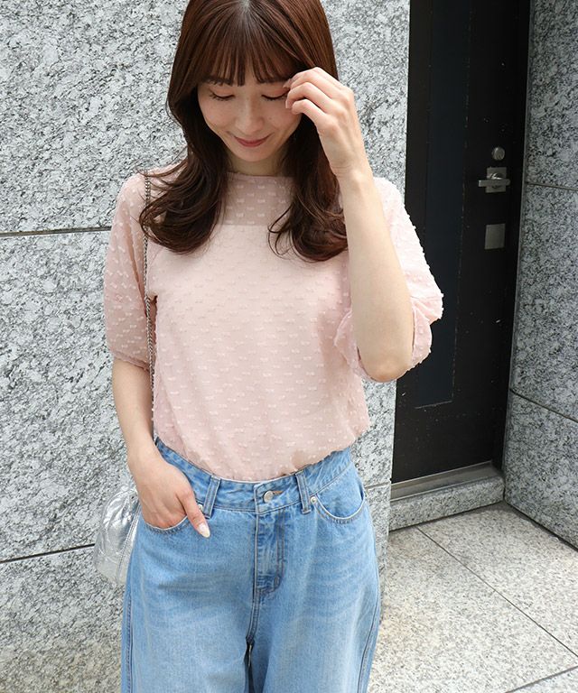 163cm / ライトピンク / M