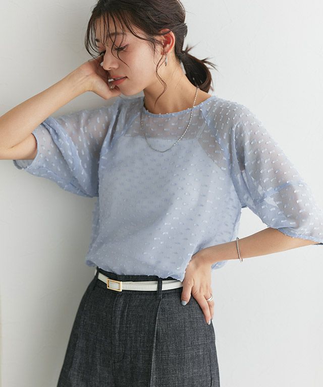 167cm / ライトブルー / M