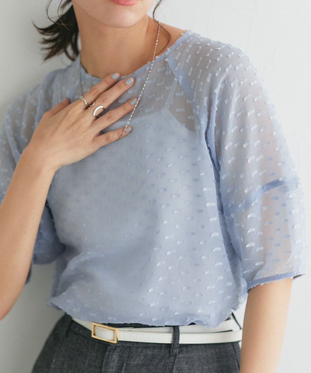 167cm / ライトブルー / M