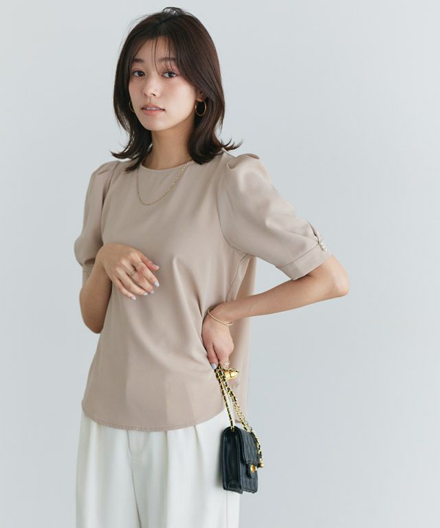 167cm / ピンクベージュ / M