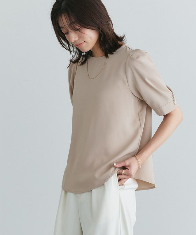 167cm / ピンクベージュ / M