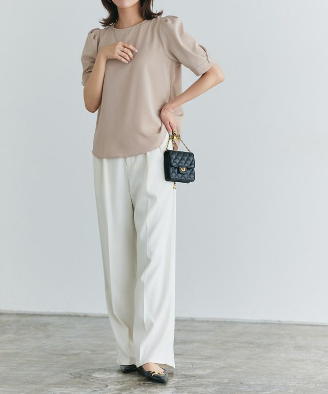 167cm / ピンクベージュ / M