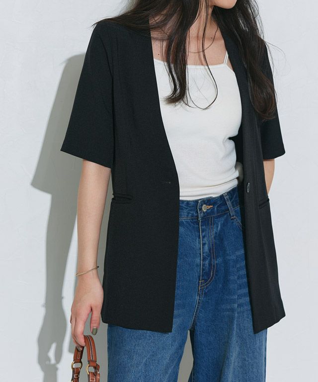 選べる接触冷感ハーフスリーブジャケット | 【公式】Pierrot（ピエロ