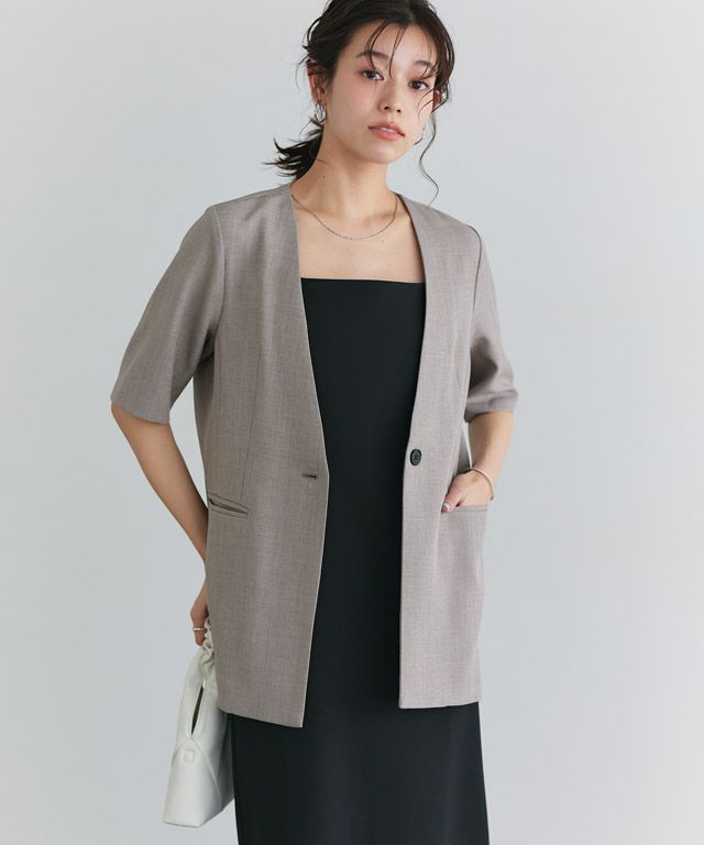 167cm / B / 杢グレージュ / M