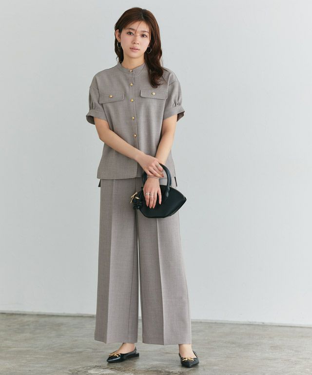 166cm / 杢グレージュ / M