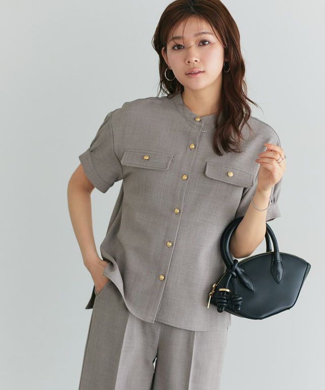 166cm / 杢グレージュ / M