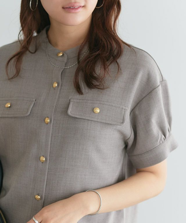 166cm / 杢グレージュ / M