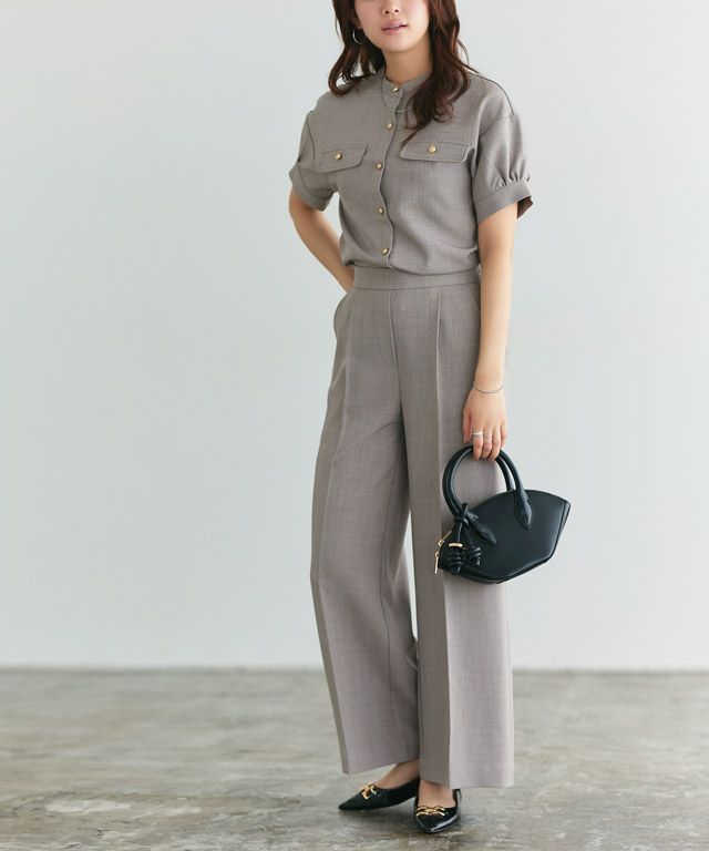 166cm / 杢グレージュ / M