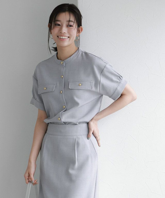 167cm / 杢アイスグレー / M