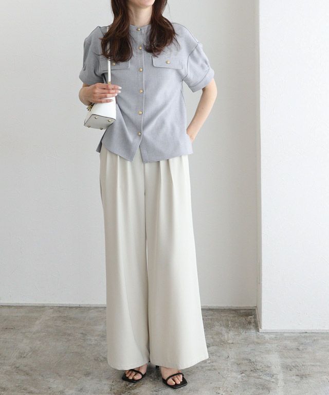 163cm / 杢アイスグレー / M