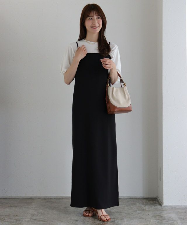163cm / オフホワイト / ボートネック / M