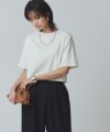 [RASW]コーマコットンクロップドTシャツ