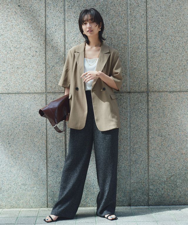 166cm / ブラックミックス / M