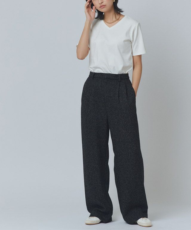 166cm / ブラックミックス / M