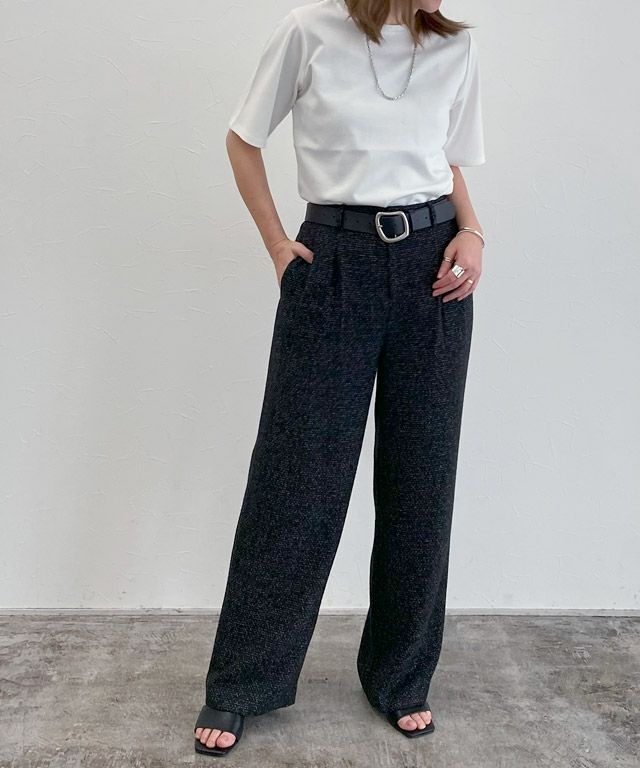 166cm / ブラックミックス / M