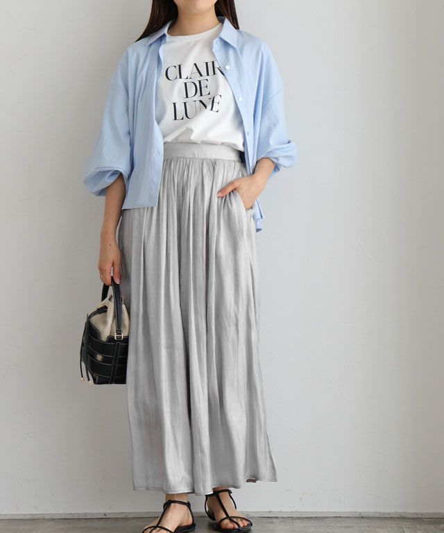 157cm / ライトグレー / M