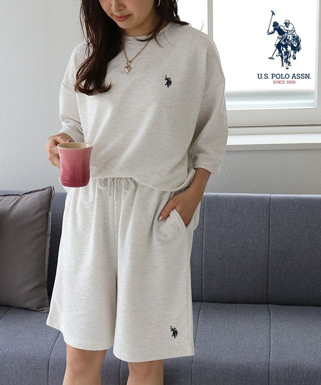 【U.S.POLO ASSN.】ライトスウェットセットアップ