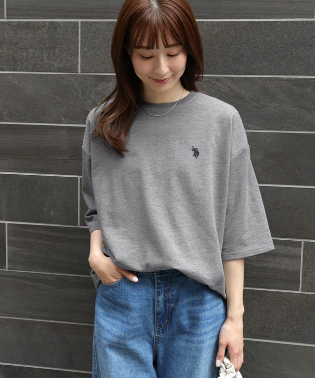 163cm / 杢グレー / M