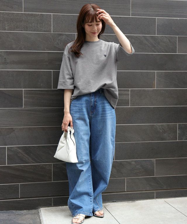 163cm / 杢グレー / M