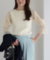 163cm/ オフホワイト / ボートネック / M