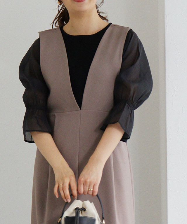 150cm/ オフホワイト / Vネック / M