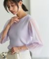 167cm/ ラベンダー / クルーネック / M