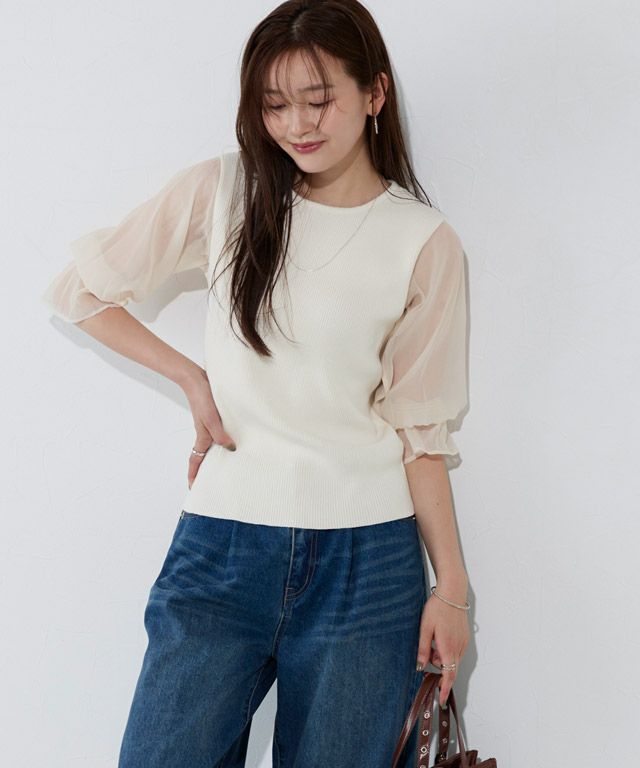 166cm / クルーネック / オフホワイト / M