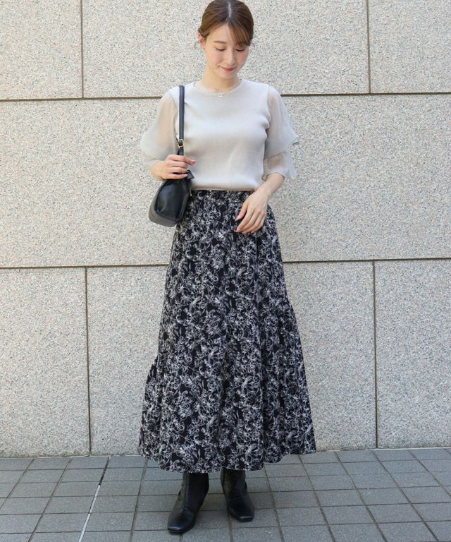 163cm / クルーネック / グレー / M