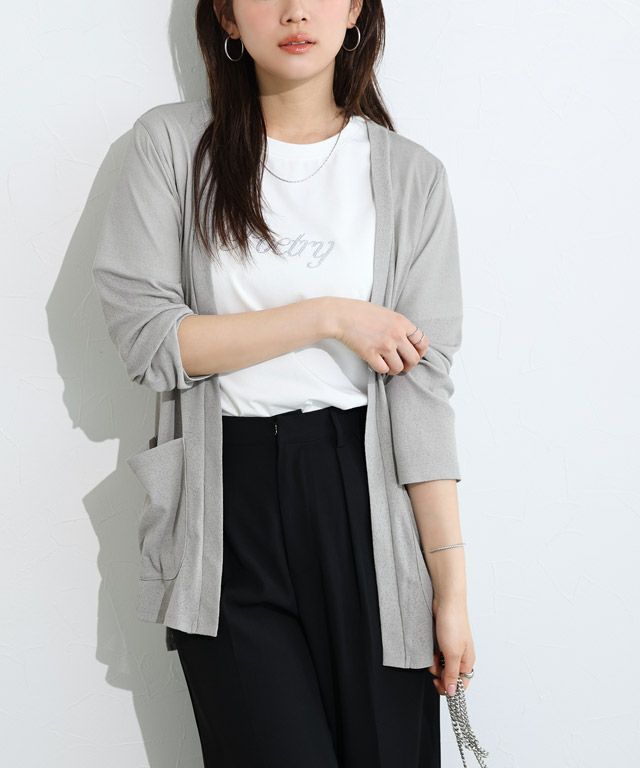 166cm / 杢グレー / M