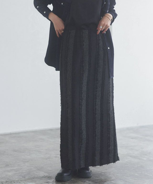 166cm / ブラックミックス / M