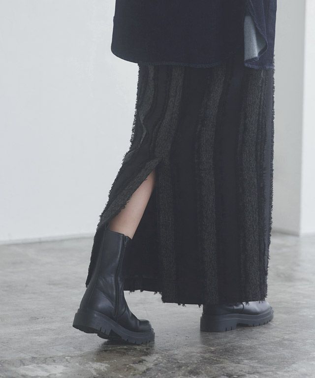 166cm / ブラックミックス / M