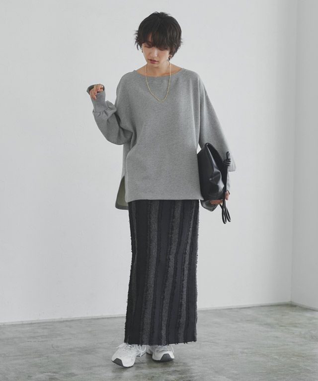 166cm / ブラックミックス / M