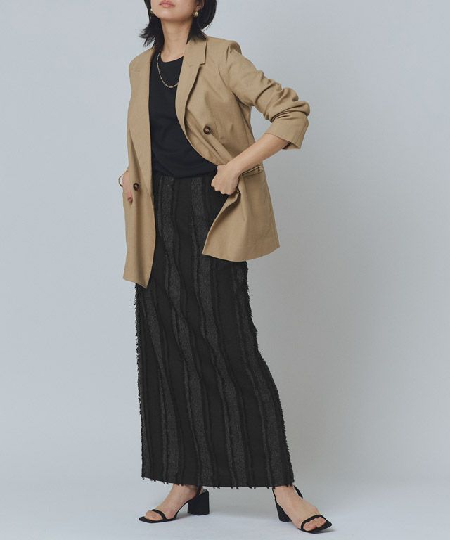 166cm / ブラックミックス / M