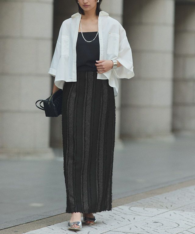 166cm / ブラックミックス / M